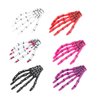 Lurrose 12PCS Devil Skeleton Hair Clips Ghost Claws Hand Hairpins Crocodile Hair Pins for Halloween Party