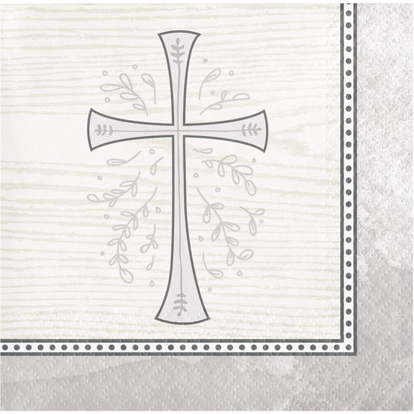 Divinity Silver Beverage Napkins, 48 ct