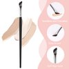 Professional Angled Eyeliner Brush Set, 6 Pcs Eye Makeup Brush Eyebrow Brush Tools Precision Eye Liner Brush Ultra Thin Eye Liner Slanted Flat Angle Eyeliner Brushes Synthetic Bristles
