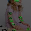 CHARLENT Glow in The Dark Monster Truck Temporary Tattoos for Kids Party Supplies - 74 Individually Sheets Luminous Monster Truck Tattoos for Boys Birthday Party Favors Goodie Bag Fillers