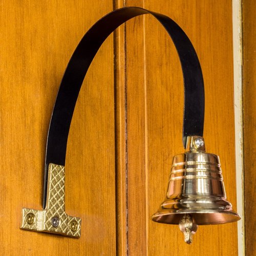 Door Chime for Business When Entering - Shopkeepers Bell for Door Opening - Door Bell for Door Opening Solid Brass Metal Door Bell for Business Entry - Door Entry Chime Bell Ringer