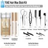YIAE Hair Wax Kit, Hair Wax Stick Womens and 2 Hair Stick for Flyaways with Hair Comb and Hair Braiding kit, Hair Accessories for Women with Non-greasy Pomade Gummy Wax for Edge Frizz Hair (75g+30ml)