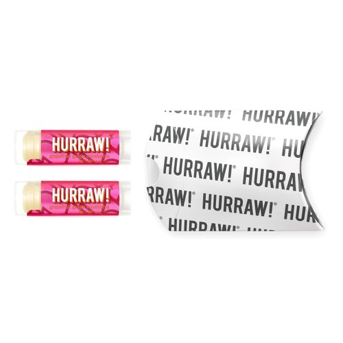 Hurraw! Grapefruit, Ginger, Eucalyptus (Kapha) Lip Balm, 2 Pack: Organic, Certified Vegan, Cruelty and Gluten Free. Non-GMO, 100% Natural Ingredients. Bee, Shea, Soy and Palm Free. Made in USA
