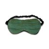Relaxso Silk Therapy Lavender Eye Mask, Chiffon Crinkle Olive