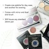 Honeybee Gardens Refillable Pressed Eye Shadow Quad Compact, Holds Up To Four Eye Shadow Colors, Fits 26mm or Smaller Pan, Customizable Travel Eye Makeup Kit