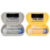 Sports Vision World Travel Kit Yellow RGP Hard Contact Lenses Mirror RGP Case & Suction Remover