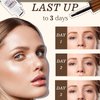 Easy Peel off Eyebrow Gel, Brown Tattoo Eyebrow Gel Easy Peel Off, Natural & Long-lasting Up to 3 Days Brow Color, Easy to Use at Home for Fuller Brows