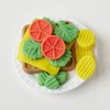Play-Doh Kitchen Creations Cheesy Sandwich Play Food Set for Kids 3 Years and Up Elastix Compound and 6 Additional Colors