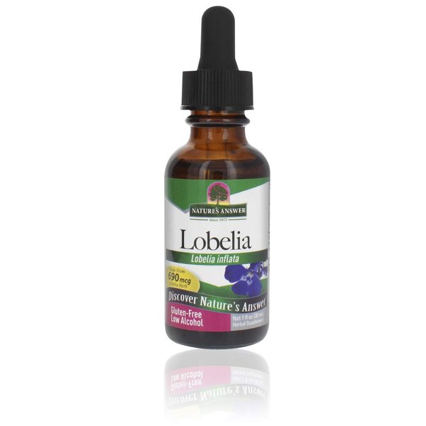 Nature’s Answer Lobelia Herb Lobelia Inflata - Natural Herbal Supplement - Gluten-Free - Ideal for Immunity Overall Health Wellbeing – 690mcg (1 FL Oz)