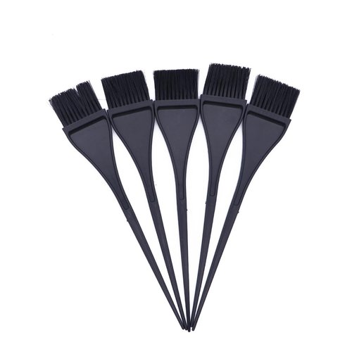 WOFASHPURET Hair Dye Color Brush, 5pcs Hair Salon Brush Small Tint Brush Tint Dying Coloring Applicator Hair Dying Brush Bulk for Keratin Hair Dye Tools, 8.3"