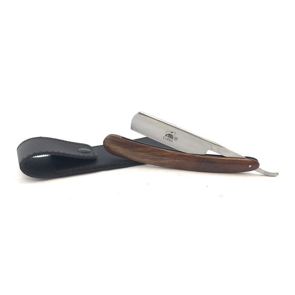 G.B.S Men's - Professional Shaving Straight Razor with Leather Case