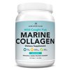 AMANDEAN Premium Anti-Aging Marine Collagen Peptides Powder. 500g Wild-Caught Hydrolyzed Fish Collagen Supplement. Type 1 & 3 Collagen Protein. 18 Amino Acids for Skin, Hair, Nails.