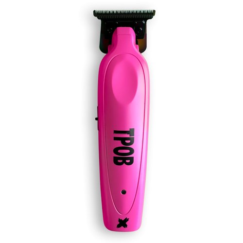 TPOB X Candy Digital Brushless 7200rpm Professional Hair Trimmer Hair Clippers for Men, Psycho Zero Gapped T-Blade Trimmer Cordless Rechargeable Edgers Clippers (X Trimmer Pink)