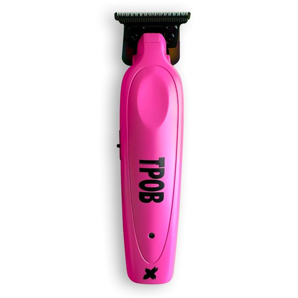 TPOB X Candy Digital Brushless 7200rpm Professional Hair Trimmer Hair Clippers for Men, Psycho Zero Gapped T-Blade Trimmer Cordless Rechargeable Edgers Clippers (X Trimmer Pink)