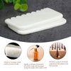 gemshan Jade Gua Sha Comb, 2pcs White Jade Massage Comb Tool for Head Caring, Relax