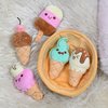 Homelodge Cute Plushies for Emotional Support – Sundae Therapy Ice Cream Plush Set – Anxiety Relief & Mood Booster – Funny Gifts for Girlfriend – Ice Cream Plush Support Pals – Support Plushies