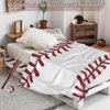 AUIVTY Baseball Blanket Baseball Gifts for Boys 8-12 Baseball Team Coach Gifts Baseball Lover Kids Fleece Throw Blanket for Birthday 50x40 Inch