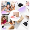 UV LED Nail Lamp, LKE LED Nail Lamp 72W UV Light for Nails with 3 Timer Setting & LCD Touch Display Screen Nail Lamp Nail Dryer