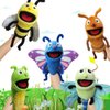 Plush Animal Hand Puppets for Kids & Adults Cartoon Caterpillar Stuffed Animal Hand Puppets with Movable Mouth Plush Interactive Toys Hand Puppet Plush Toys for Storytelling Show Theater
