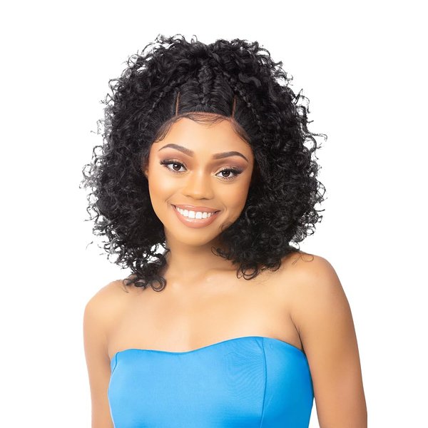 NUTIQUE illuze Flawless Blending Virtually Undetectable HD Glueless Lace Front Wig ANGELCIA (Balayage Autumn Brown)
