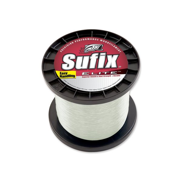 Sufix Elite 3000-Yards Spool Size Fishing Line (Clear, 14-Pound)