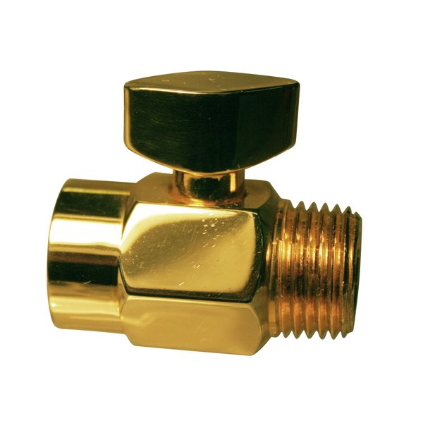 Westbrass 1/2" Shower Arm Volume Control Trickle Valve, Polished Brass, D309-01