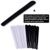 AKOAK 10 Pcs 10.8cm Mask Stick Makeup Spatula DIY Plastic Mask Stirring Spatula Makeup Tool (Black)