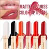 Easilydays Juicy Lip Oil Slick Click Press Lipstick, Korean Shining Mirror Glass Lip Gloss Moisturizing Lip Balm Nourishing Solid Lip Glaze, Plump Your Lips, Pigmented Vegan Lip Color, Non-Sticky,05