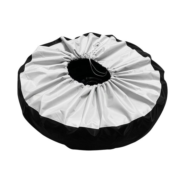 LANZMYAN Spare Tire Cover with Handle,Portable Tire Totes,Tire Bag Against Dust and Scratches Tire Wheel Protector for RV Jeep(Fits Tire Diameters 22''-31'', M)
