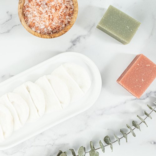 Luxury Bamboo Reusable Makeup Remover Pads, USA Brand (14 Pack), Four Layer Face Pads with Pocket - Reusable Bamboo Face Pads - Eco-Conscious Makeup Remover Pads - Includes Mesh Washing Bag (White)