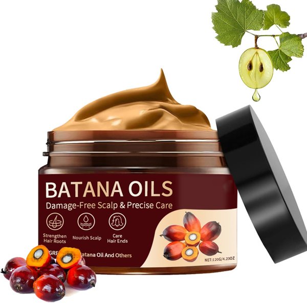 MrCuvaryas Batana Oil Organic, Batana Oil For Hair Growth, Bantan Oil For Hair Growth & Prevent Hair Loss, Organic Botana Oil Hair Growth, Increases Shine,Enhances Thickness,Damaged Hair Repair