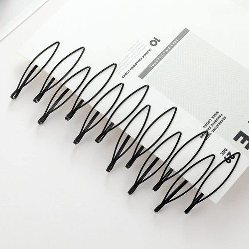 JJLFresheners 12Pcs Black Vintage Hair Pins Mini Bobby Pins Fashion BB Clip Invisible Bangs Clip Small Bobby Pins for Hair Styling Pins Hair Accessories