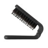 ​Travel Folding Hair Brush, Collapsable Pocket Portable Beard Hairbrush, Mini Boar Bristle Hair Brush for Thin Thick Dry Wet Curly Straight Hair, Women Men Hair Styling Tool (Black)