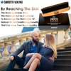 Smooth Viking Beard Brush Gift Set for Men - Natural Boar Bristle Hair Brush - Facial Hair Styling, Grooming & Shaping Tools