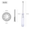 545 Diamond Cutting Wheel (22mm) 20pcs with 402 Mandrel (3mm) 4pcs and Screwdriver for Rotary Tools