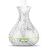 OliveTech Essential Oil Diffuser, 400ml Ultrasonic Aroma Humidifier, Free Cleaning Kit, Auto Shut Off and BPA-Free - White Marble