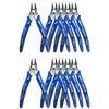 YEGEOOE Small Wire Cutters, 10PACK Precision Diagonal Cutting Pliers Side Cutter, Nippers, Micro Flush Cutters, Shear Cutters, Wire Snips