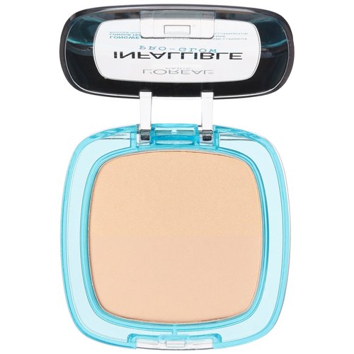 L'Oréal Paris Infallible Pro Glow Pressed Powder, Natural Beige, 0.31 oz.