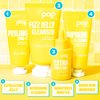 POPBEAUTY Fizz Jelly Cleanser | Textured Jelly Face Wash | Cleanses and Brightens Skin | Removes Makeup Residue | 3.4 Fl Oz