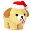 JIAJEGTGT Dog Plush Pillow, Dog Stuffed Animal Cute Christmas Plush Stuffed Dog Plushies Doll, Soft Christmas Stuffed Animal Toy for Kids
