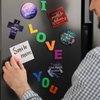 Saillong 15 Pcs Inspirational Refrigerator Magnets with Bible Verses Inspirational Magnets Faithful Locker Magnets Inspired Fridge Magnets Christian Motivational Magnets for Fridge, 3 Shapes(Scenery)