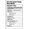 Simply Scrumptous Fat Free Lemon Poppy Seed Muffins