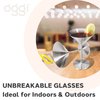 Oggi Stainless Steel Martini Glasses - 8oz, Set of 2 - Unbreakable Martini Glasses, Ideal Outdoor Martini Glasses for Boating, RV, Parties, Stylish Cocktail Glasses & Martini Glass Gift Set