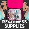 BLINGSTING First-Aid Clutch Kit - Compact Travel Case with 75 Safety Essentials First Aid Items - Rose Gold
