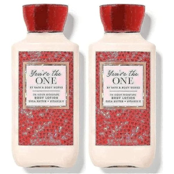 Bath and Body Works You're the One Super Smooth Body Lotion Sets Gift For Women 8 Oz -2 Pack (You're the One)