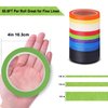 8Rolls Thin Painters Tape Total 176yards 1/8, 1/4, 1/2 inch Width Painter Tape Paint Tape masking Tape Pinstriping Tape, DIY Art TapeSmart Selection, 3" Large Core Easy to Work for Big Projects