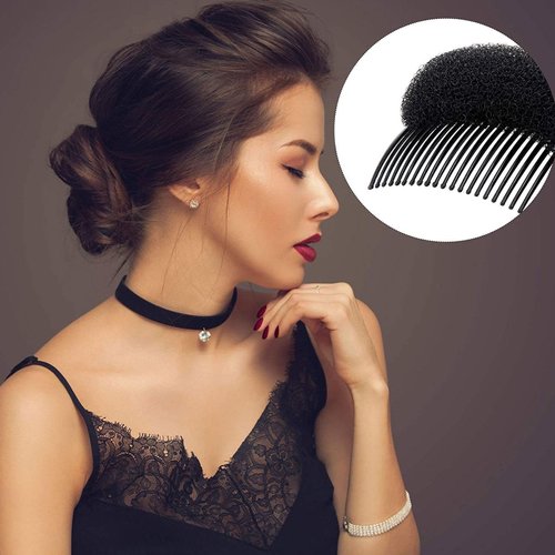 2pcs Women Lady Girls Soft Sponge Foam Hair Base Inserts Bump Up Hair Pads Hair Styling Clip Hair Comb Braid Tool Hair Styling Accessories Hair Styling Clip Stick Bun Maker Braid Tool