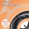 4.80/4.00-8" Tire Inner Tubes by Cenipar For Heavy Duty Cart,Like Hand Trucks, Garden Carts,Mowers And More, Pack of 2