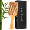 SiuClassical Bamboo Paddle Hair Brush Detangling Hairbrush for Women, Men and Kids, Suitable for All Hair Styles