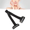 4PCS Face Lifting Band with Hairclip, Reusable Hairpin Facial Lifting Bands Invisible Facelift Patch Straps for Hair, Adjustable Elastic Instant Face Lift Band (Black)
